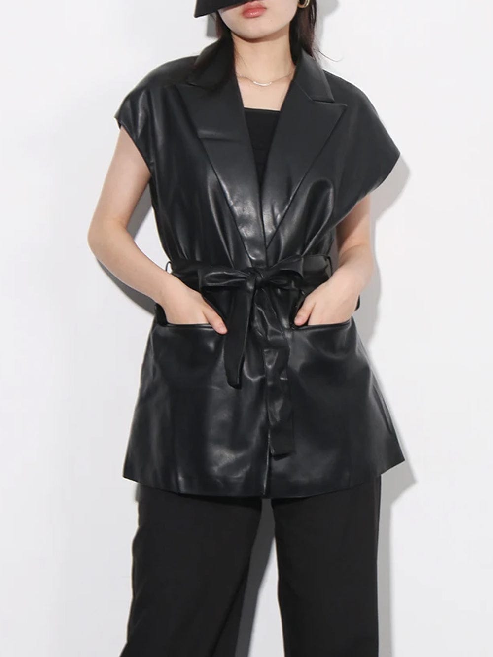 Sleeveless Casual Jacket - Fashionpara