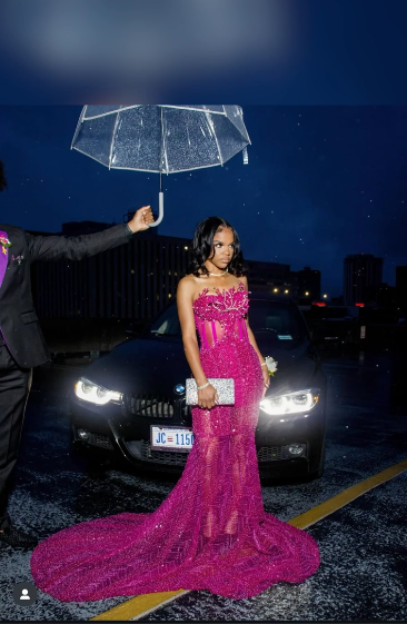 Mermaid Luxurious Black Girl Long Prom Party Dresses Formal Dress Graduation Dress - Fashionpara