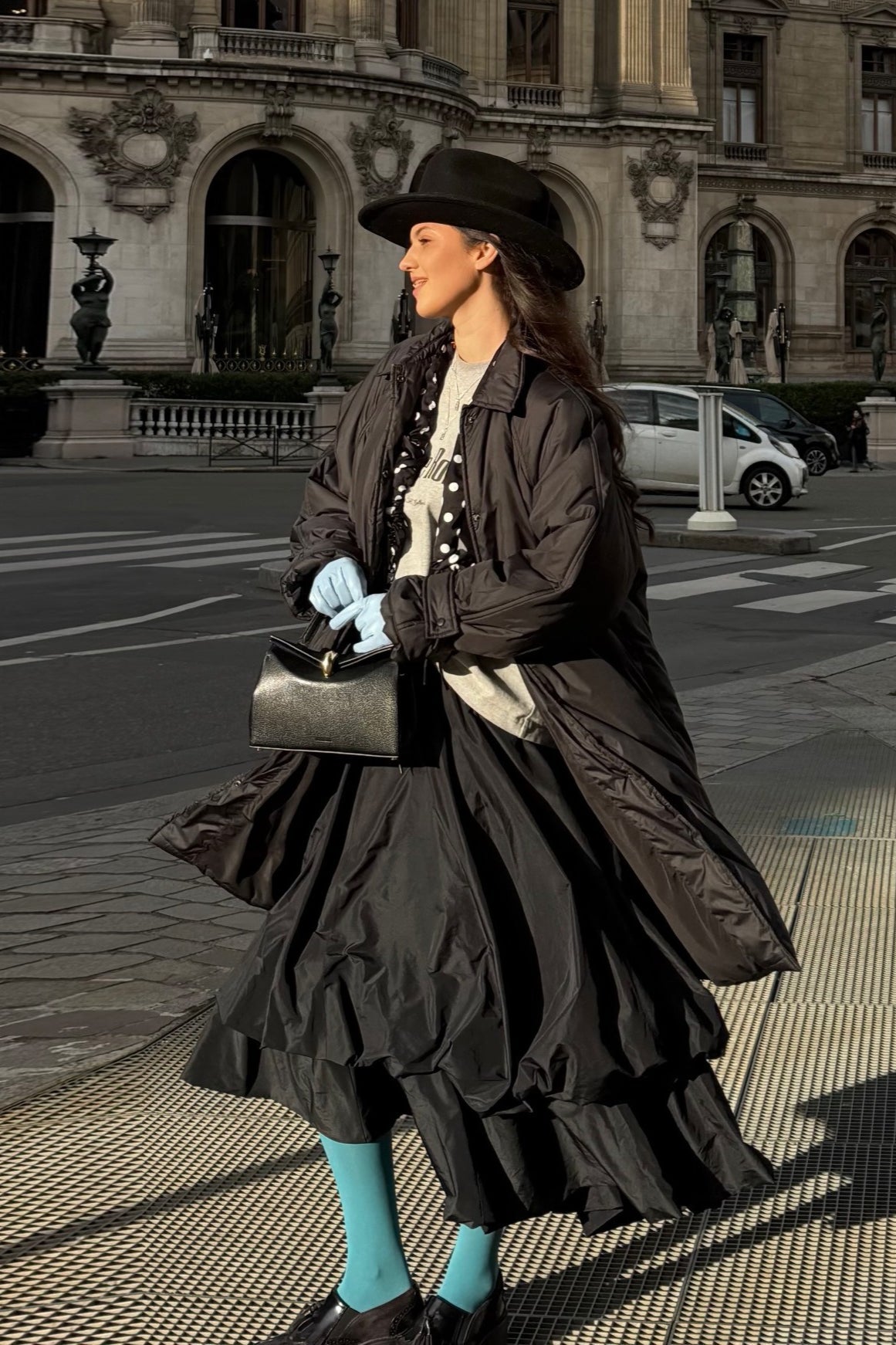 Layered Ruffle Bubble Maxi Skirt