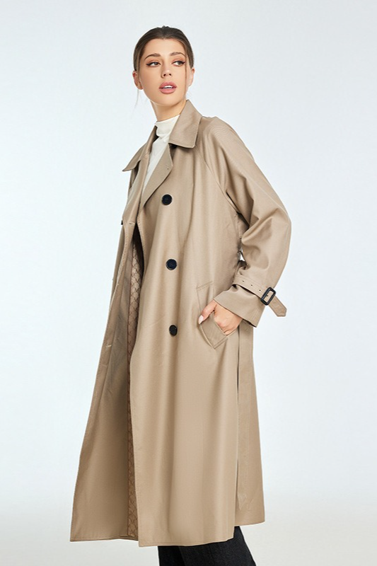 Petite Mid-Length Elegant Chic Overcoat - Fashionpara