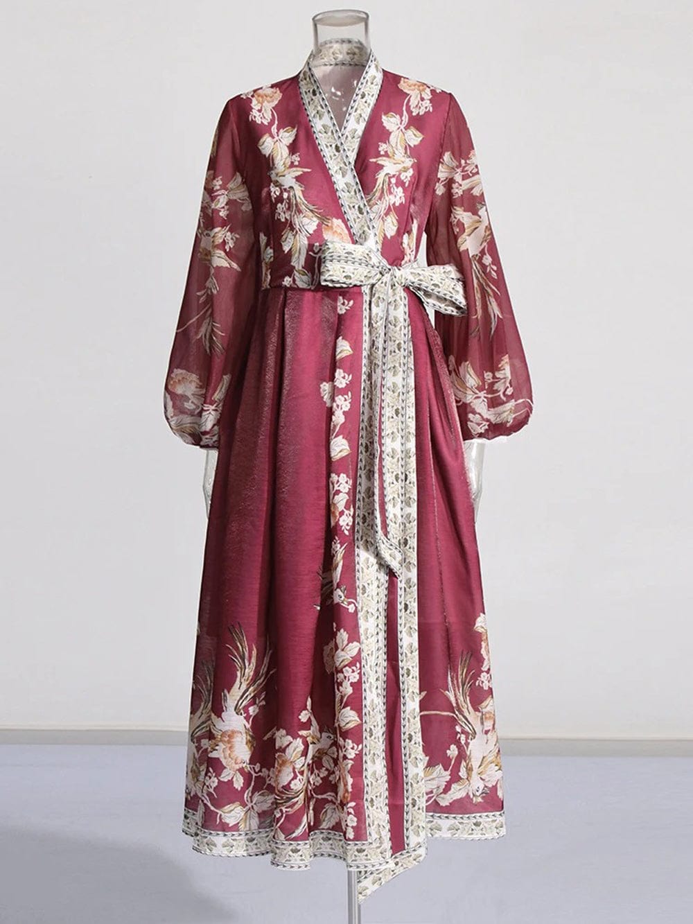 Waist Vintage Midi - Fashionpara