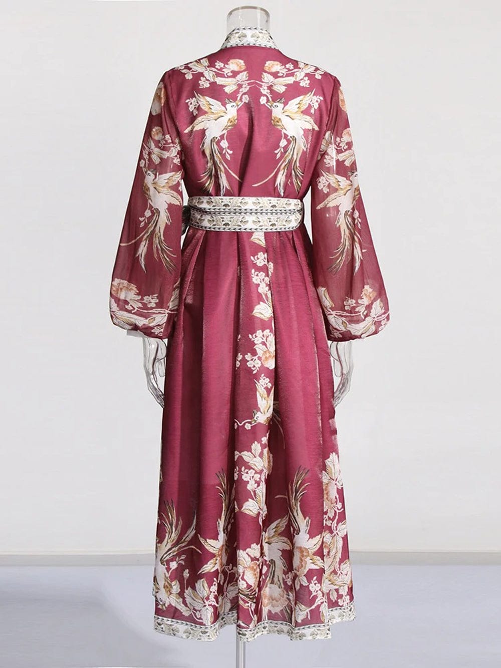 Waist Vintage Midi - Fashionpara