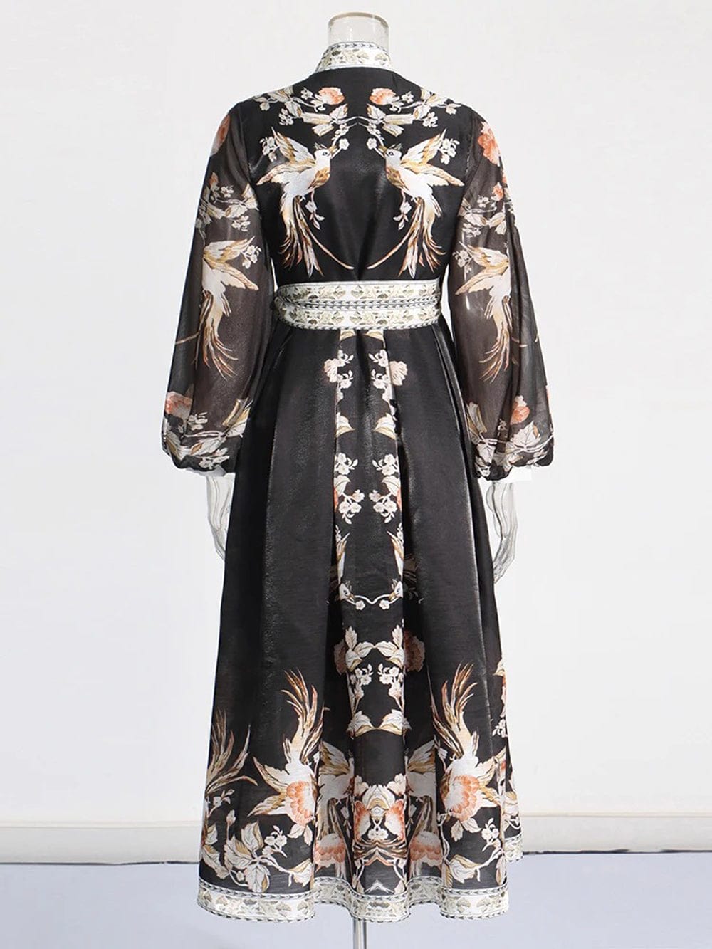 Waist Vintage Midi - Fashionpara