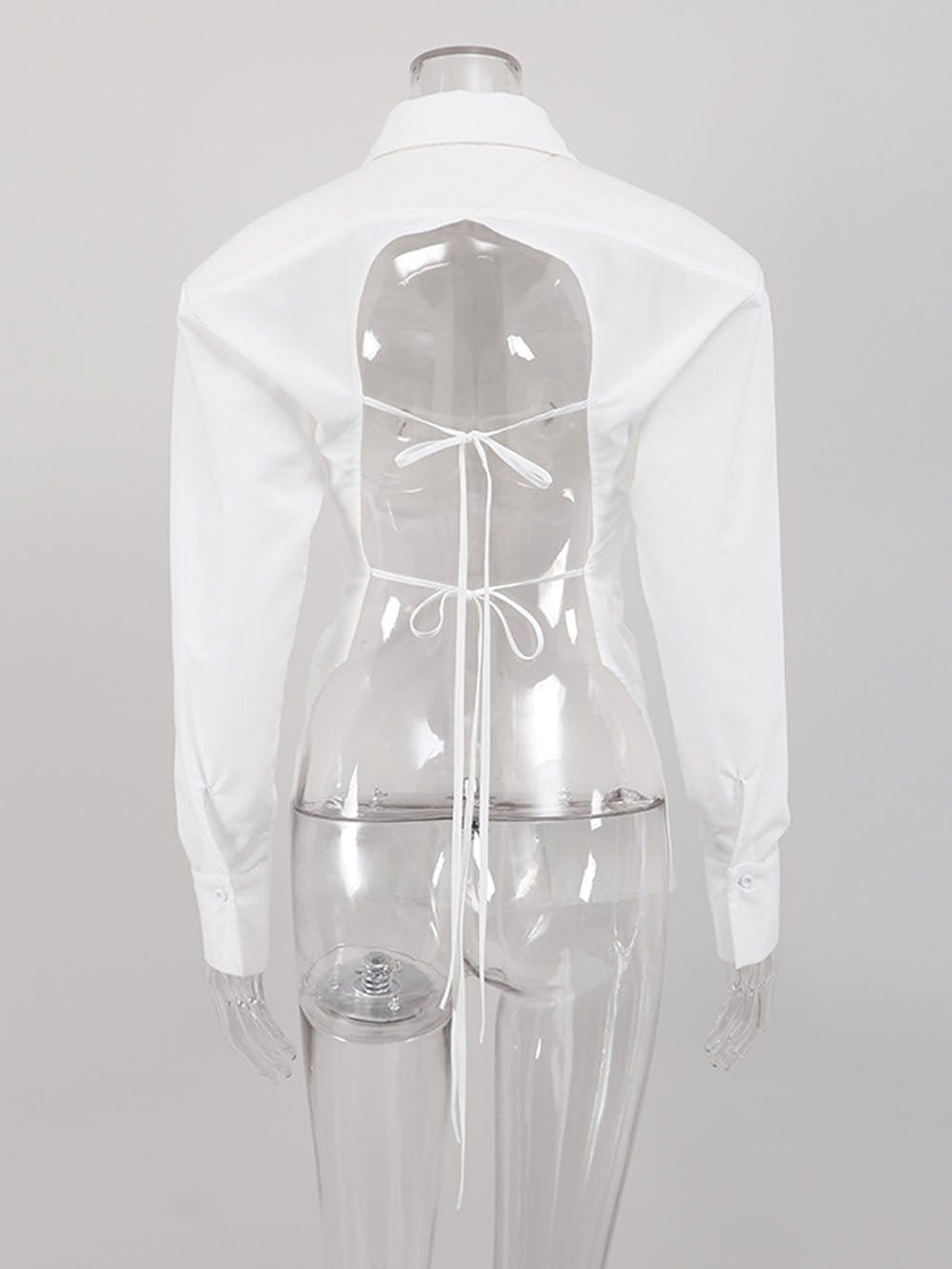 Hollow Out Backless - Fashionpara