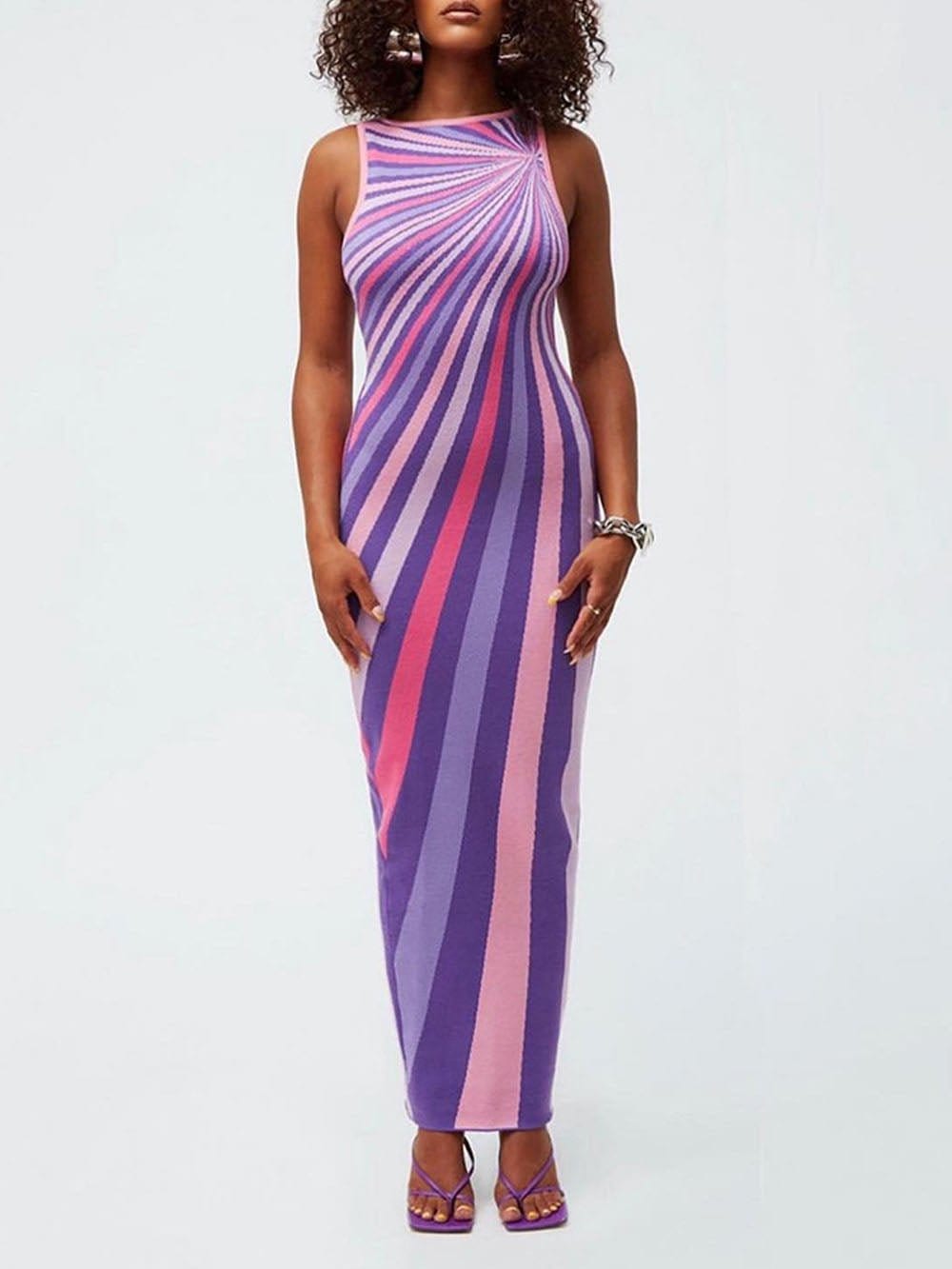 Backless Maxi Dress - Fashionpara