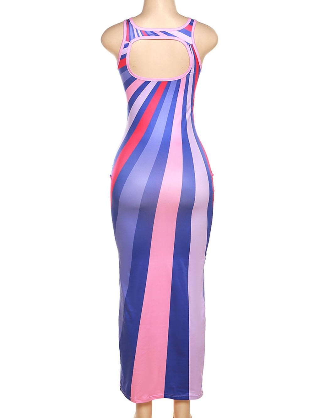 Backless Maxi Dress - Fashionpara