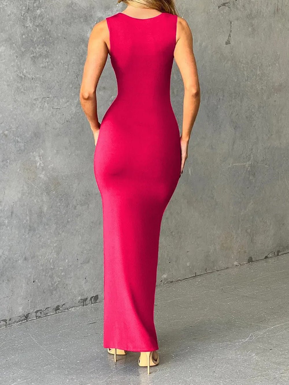 Sleeveless Bodycon Maxi - Fashionpara