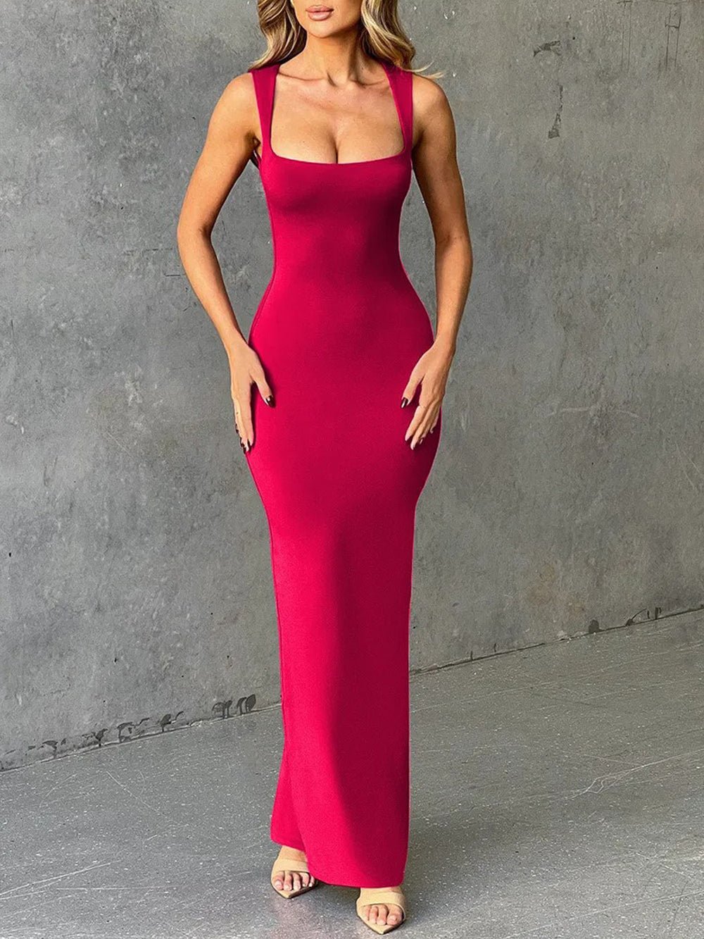 Sleeveless Bodycon Maxi - Fashionpara