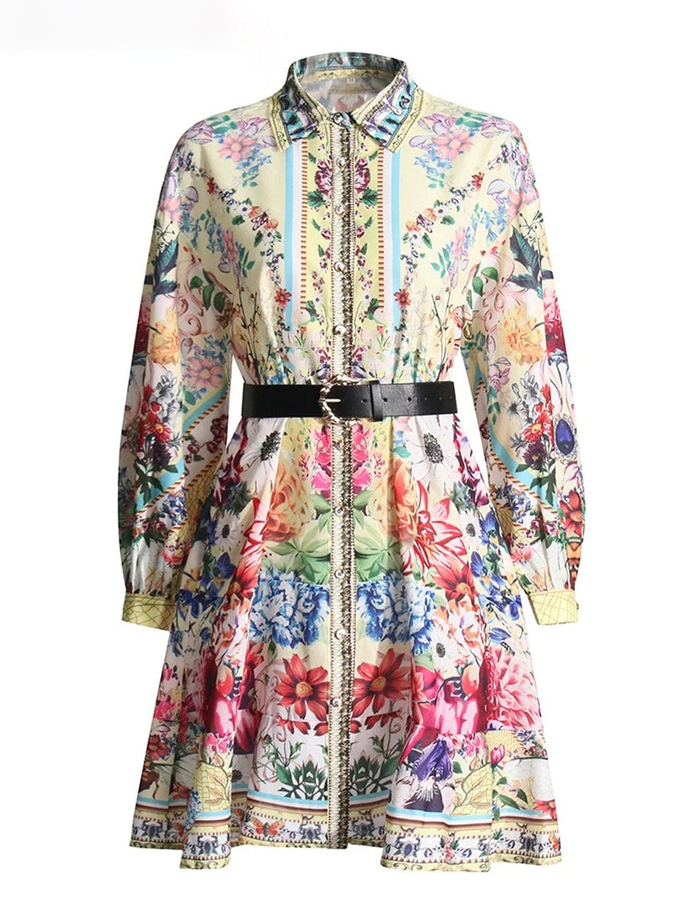 Belt Mini Dress - Fashionpara