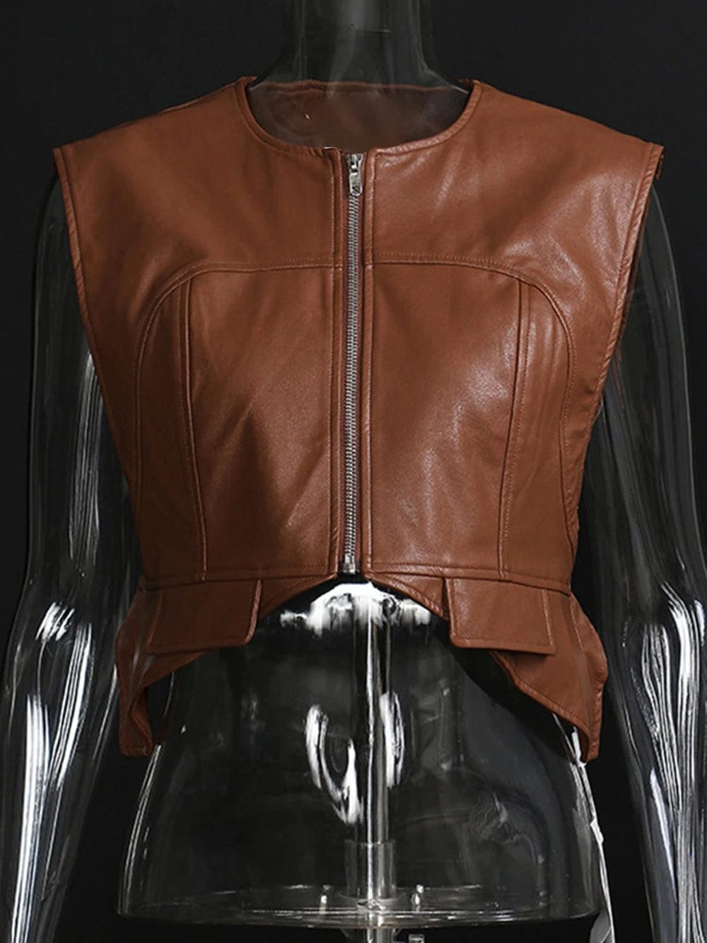 Hollow Out Leather - Fashionpara
