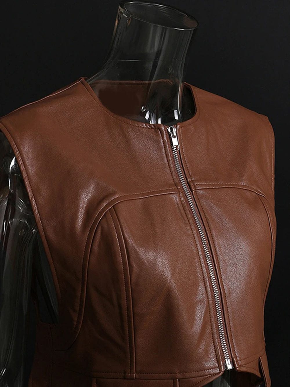 Hollow Out Leather - Fashionpara
