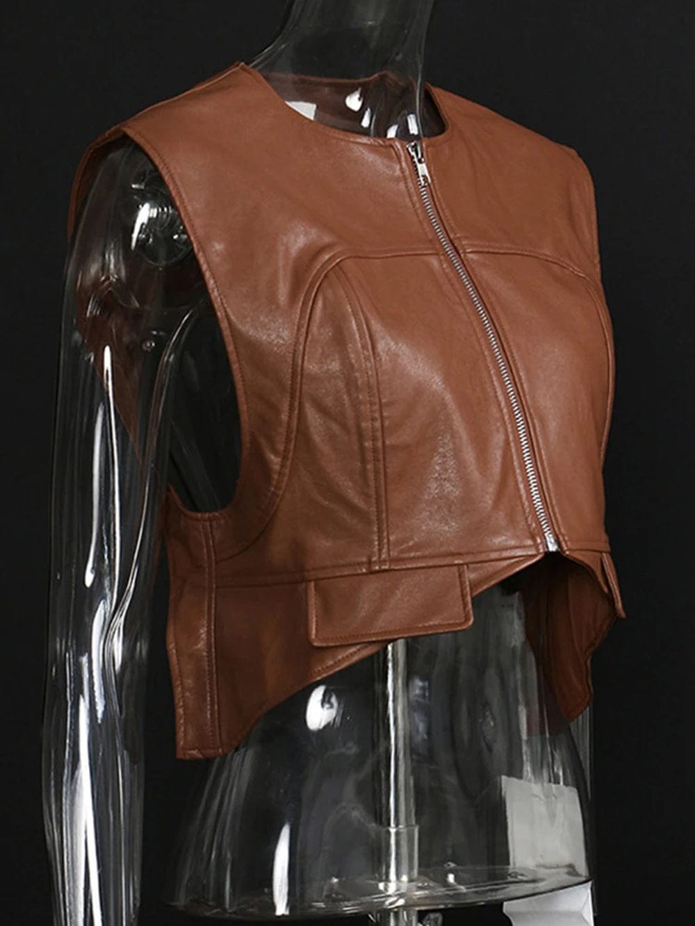 Hollow Out Leather - Fashionpara