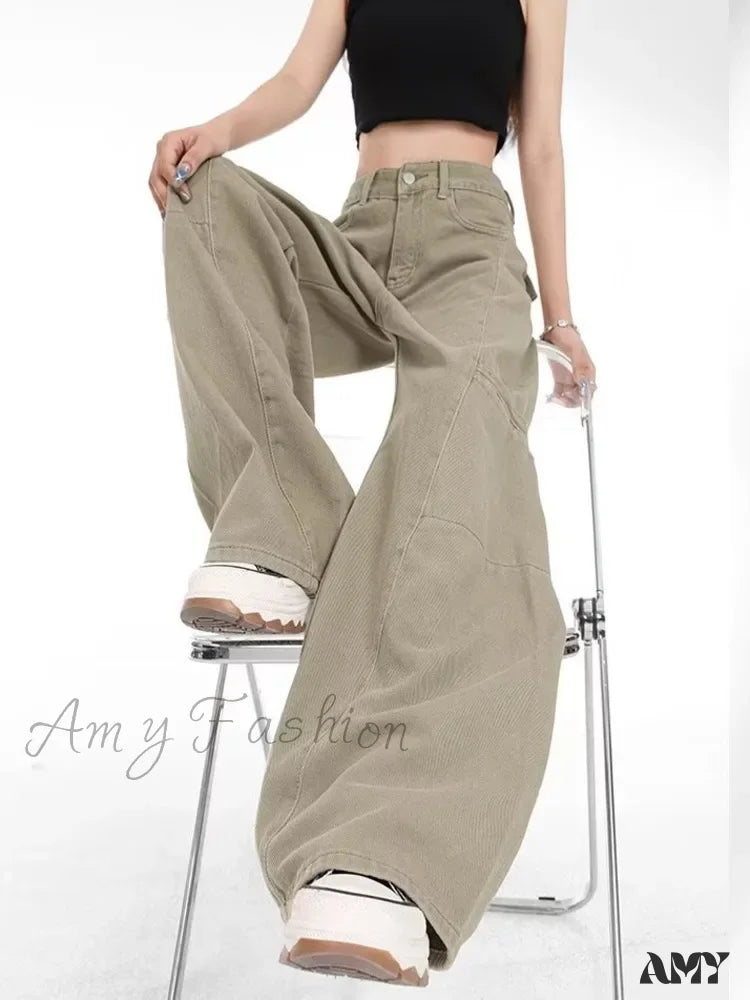 Amy Fashion - Genuine Fashionable Relaxed Slim Versatile Spring And Autumn Women's Jean