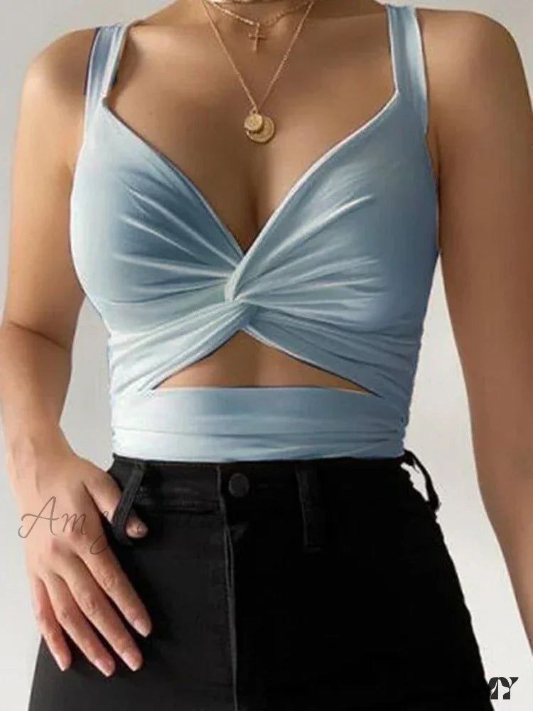 Sleeveless Short Vest Tube Crop Top 2
