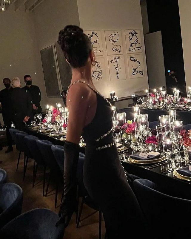 Crystal Embellished Strappy Bodycon Midi Dress