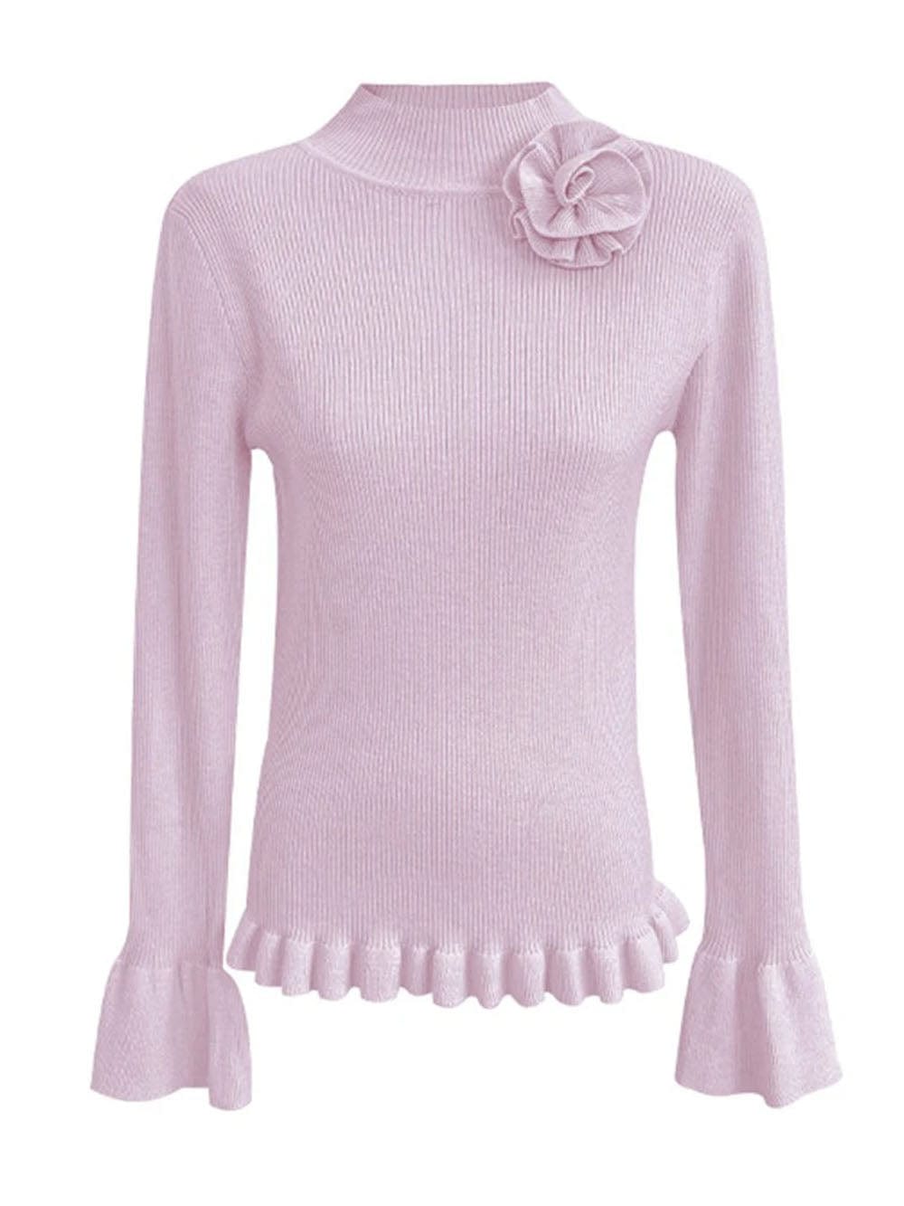 Knitted Pullover Sweater - Fashionpara