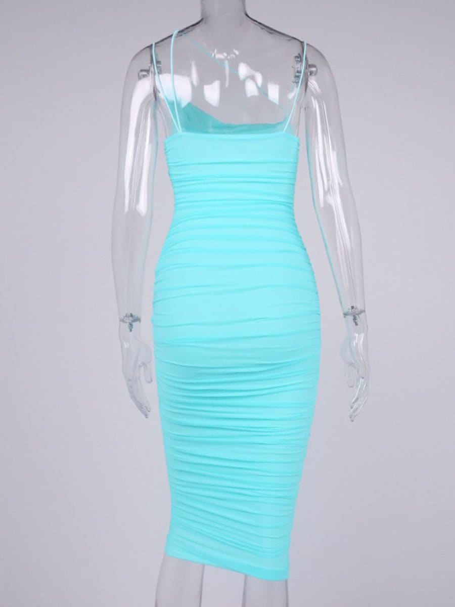 Asymmetrical Bodycon Midi - Fashionpara