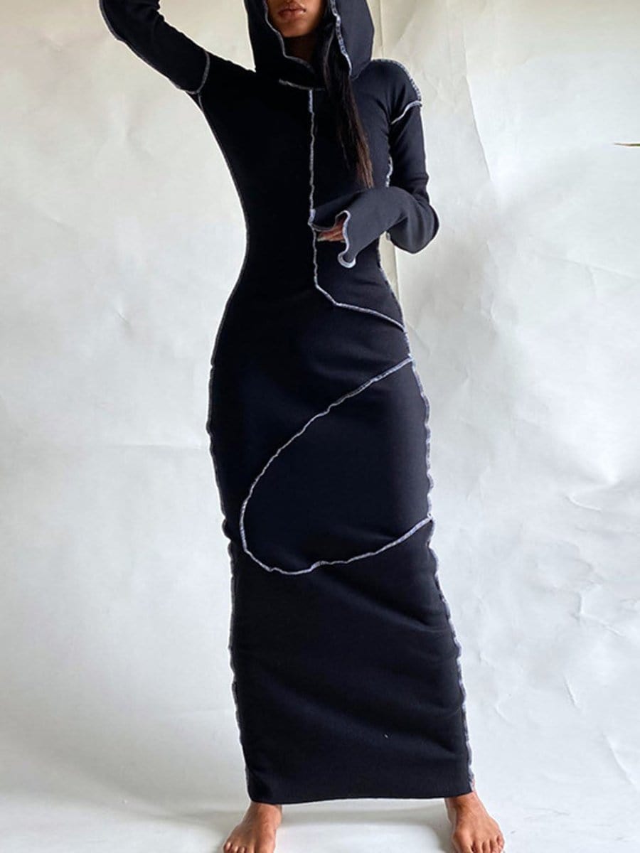 Bodycon Maxi Dress - Fashionpara