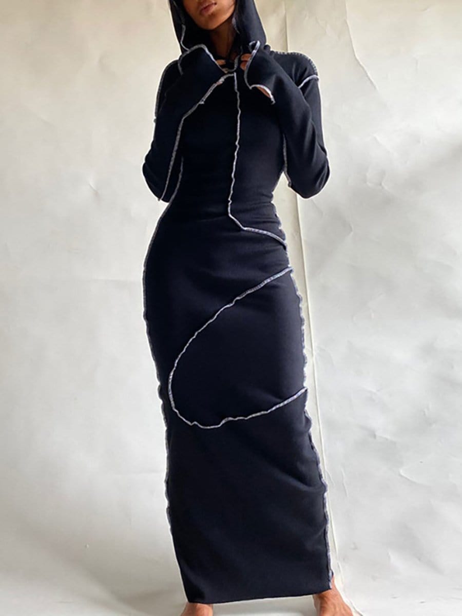 Bodycon Maxi Dress - Fashionpara