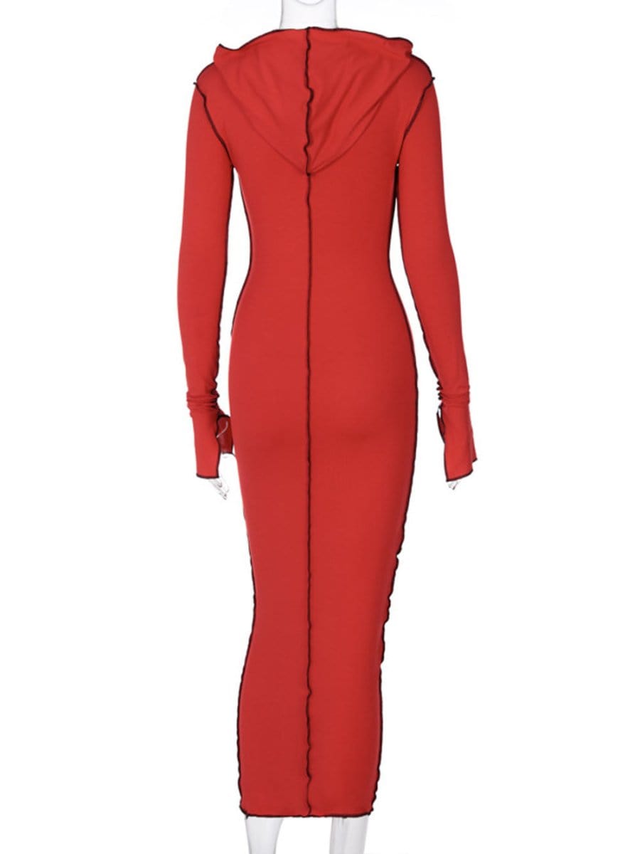 Bodycon Maxi Dress - Fashionpara