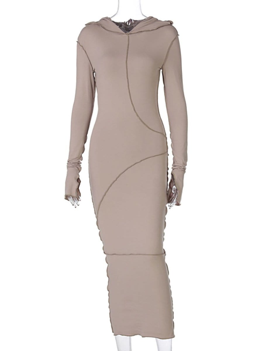 Bodycon Maxi Dress - Fashionpara