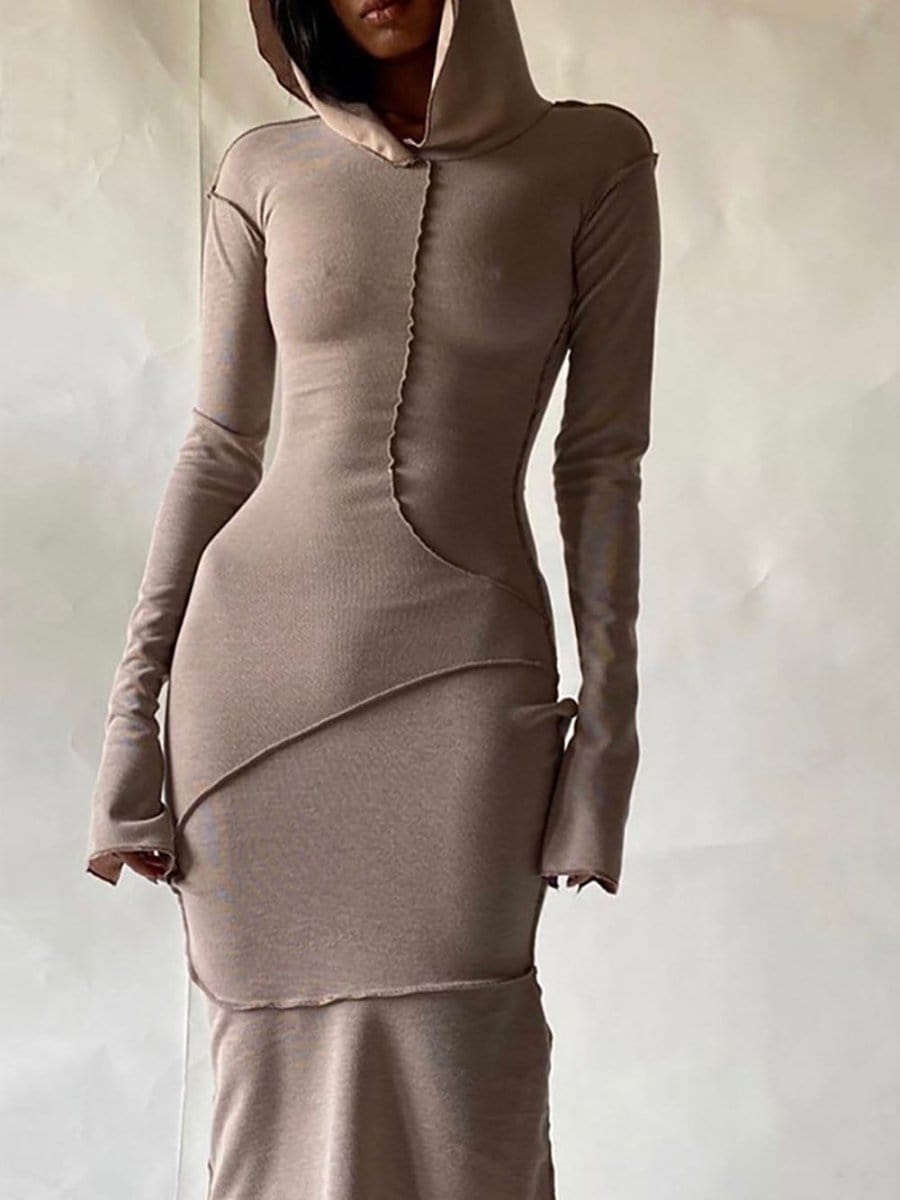 Bodycon Maxi Dress - Fashionpara