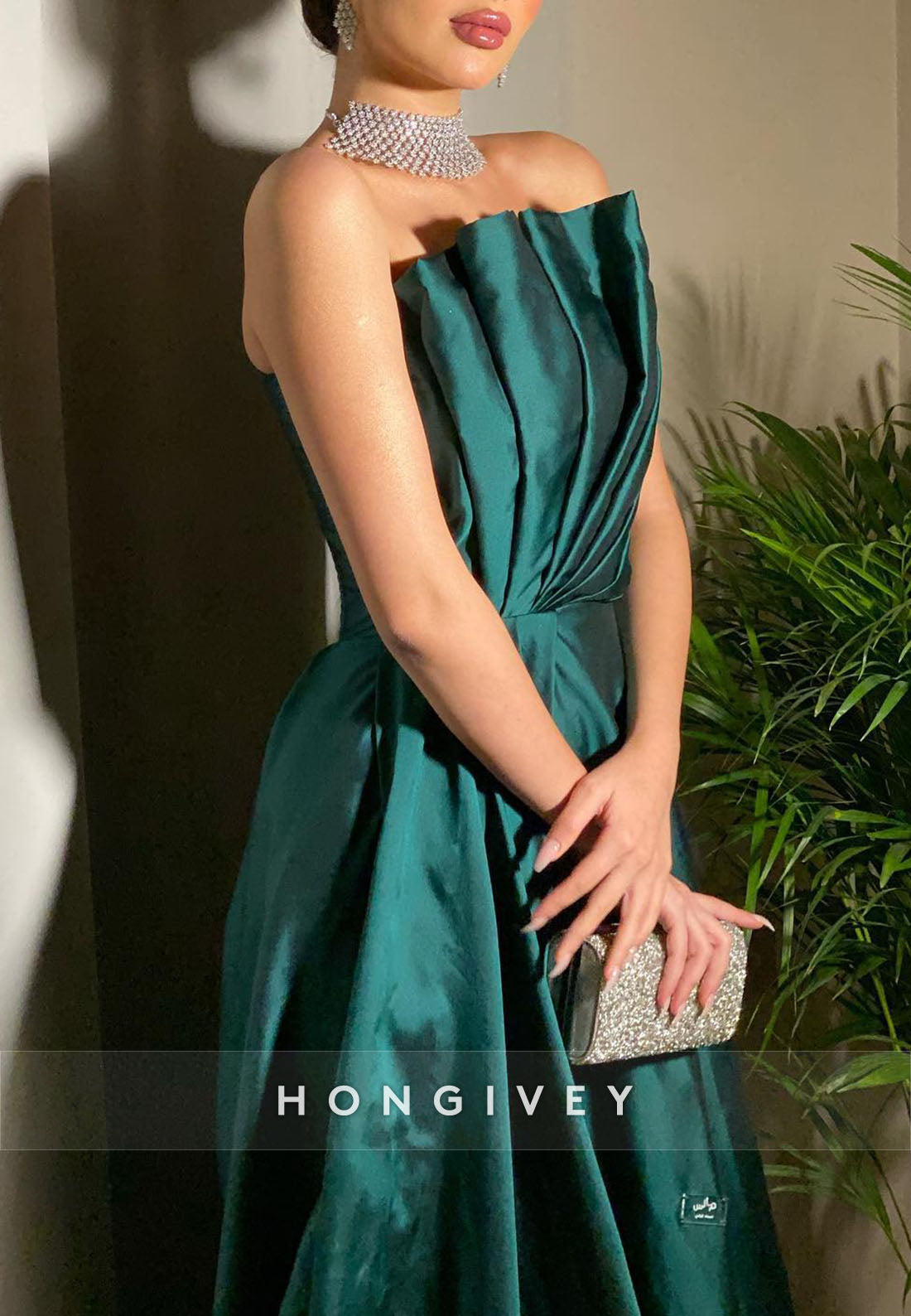 Ruffles Off the Shoulder Evening Gown Sleeveless Satin Floor-Length A-line Formal Dresses