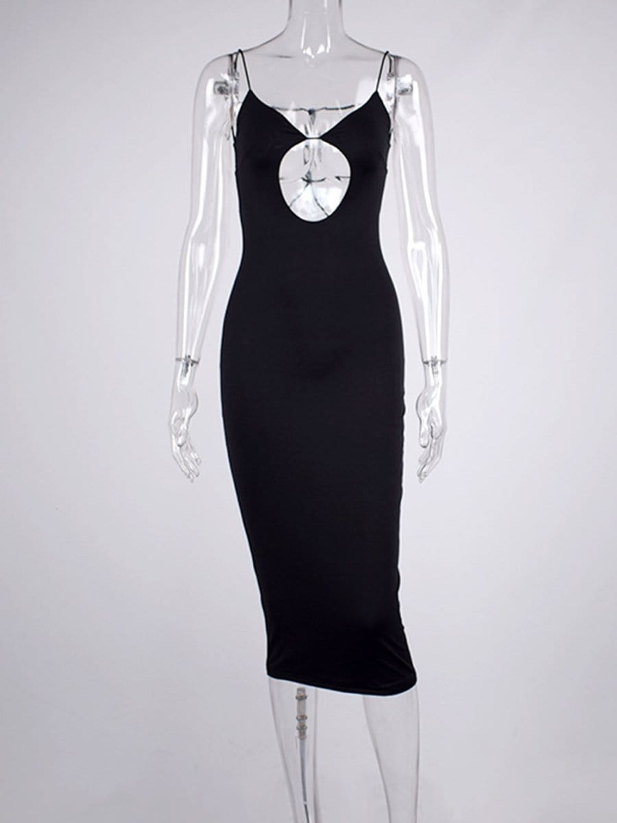 Hollow Out Backless - Fashionpara