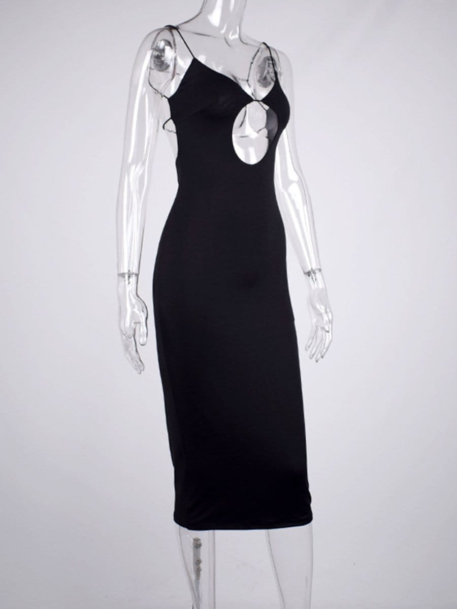 Hollow Out Backless - Fashionpara