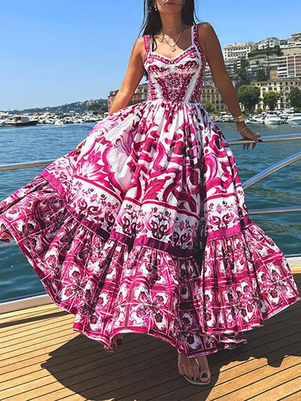 Backless Midi Dress - Fashionpara