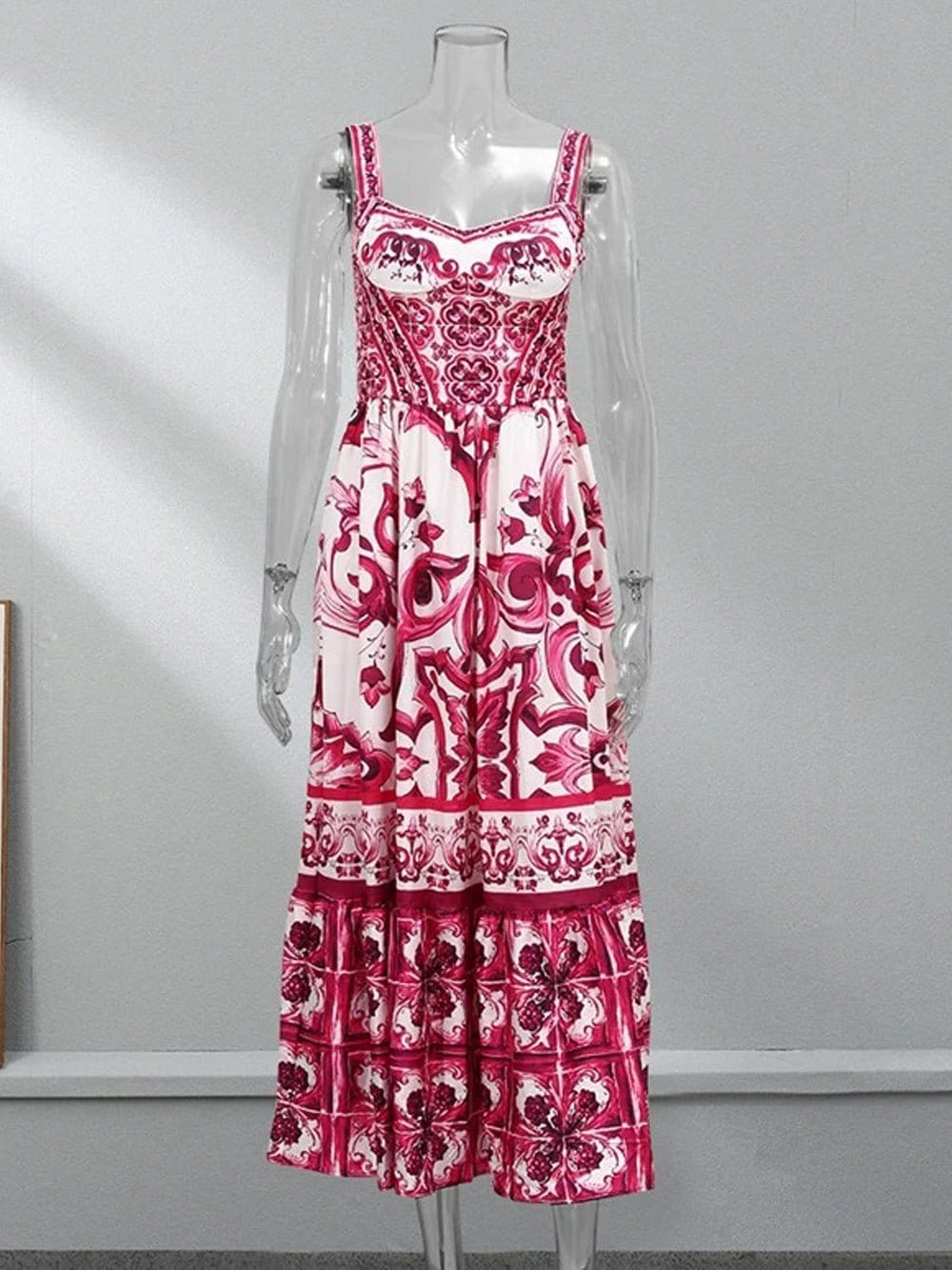 Backless Midi Dress - Fashionpara