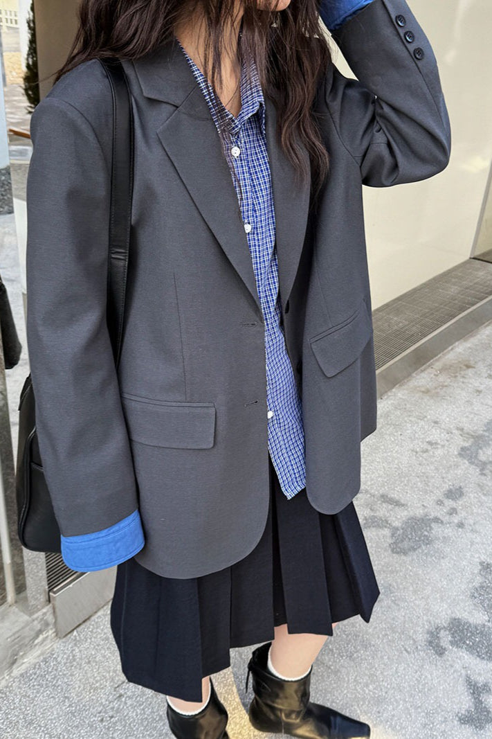 Casual Colorblock Blazer 4