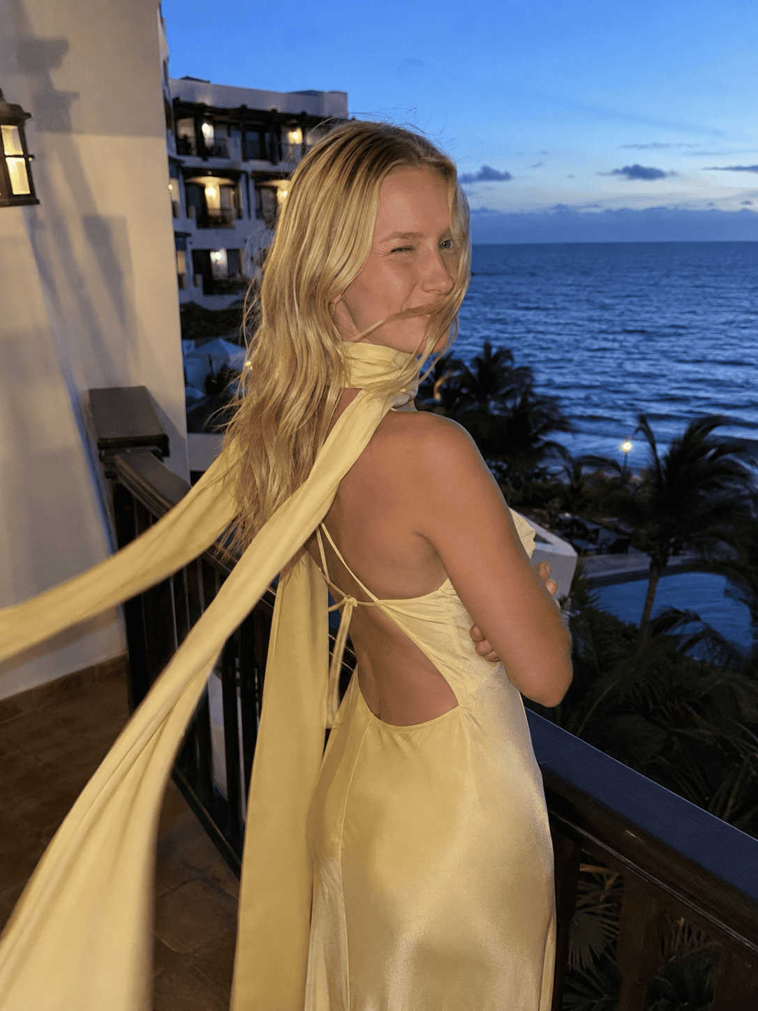 Satin Open Back Halter Neck Slip Maxi Dress