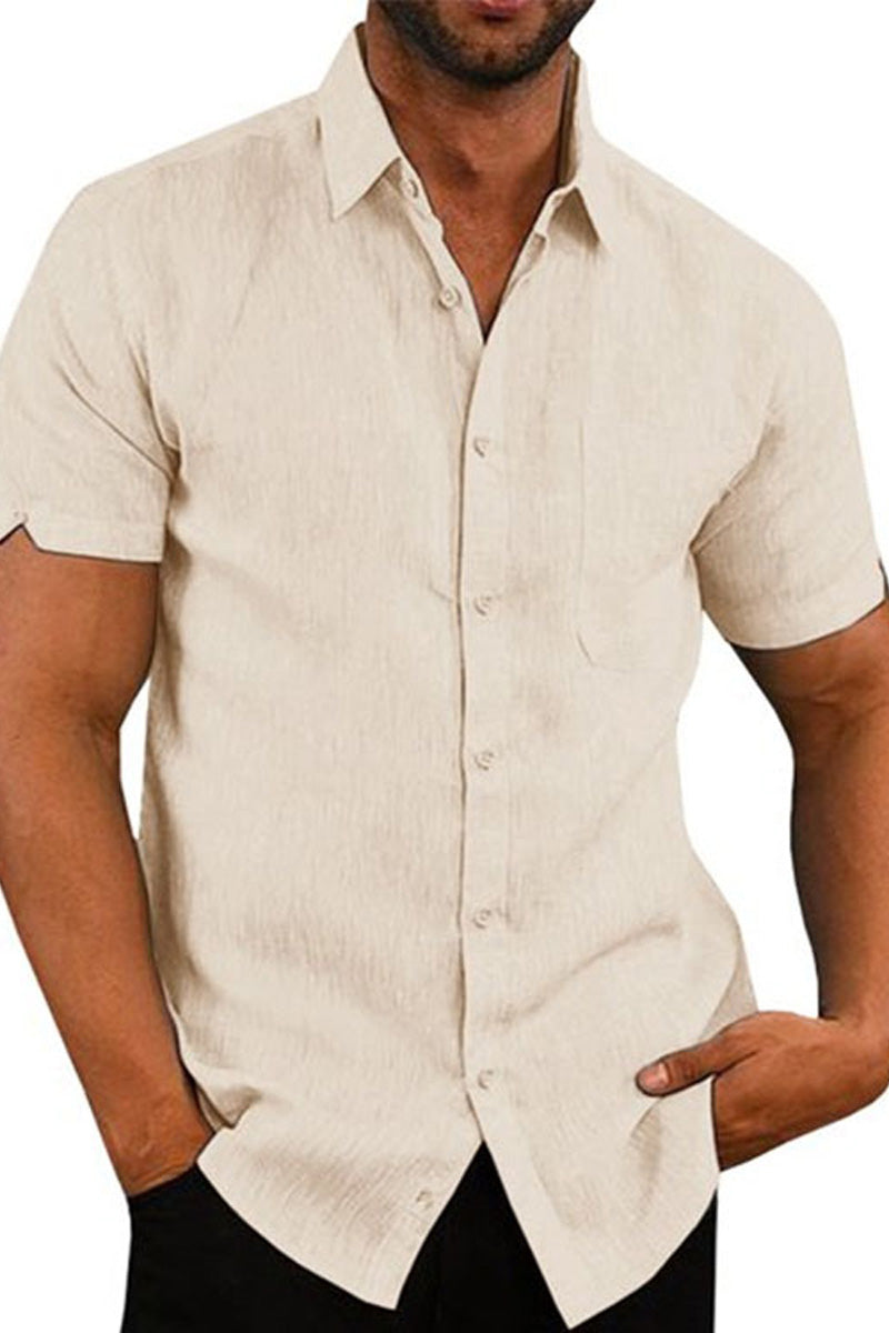 Men's Solid Colour Shirt