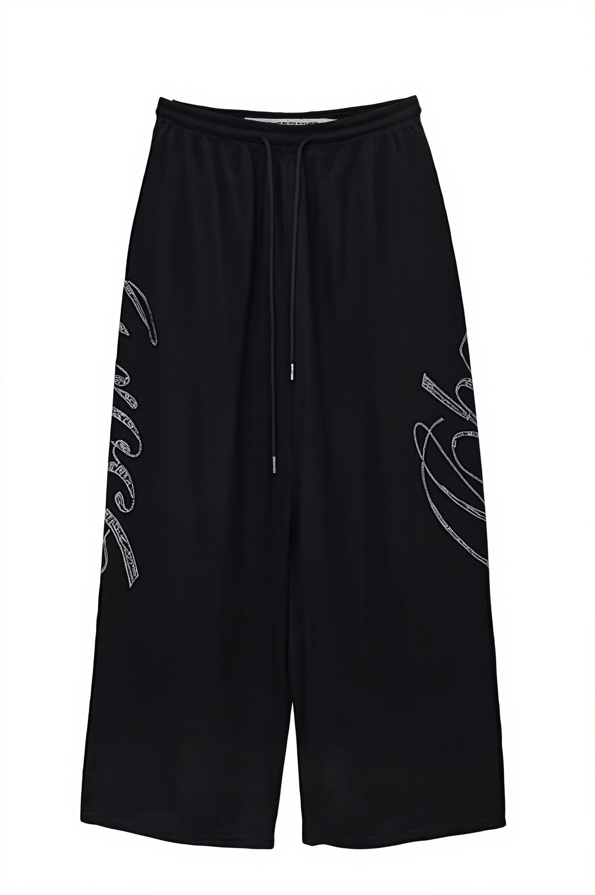 Rhinestone Curved Hip Hop Pants