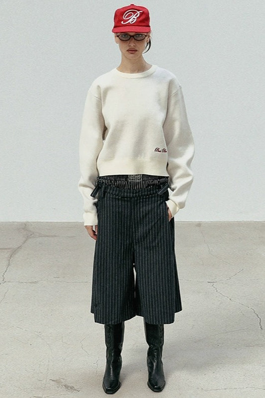 Casual Vintage Crew Neck Sweater 29