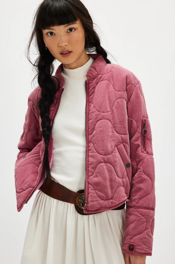 Vintage Urban Casual Quilted Stand-Collar Coat for Style