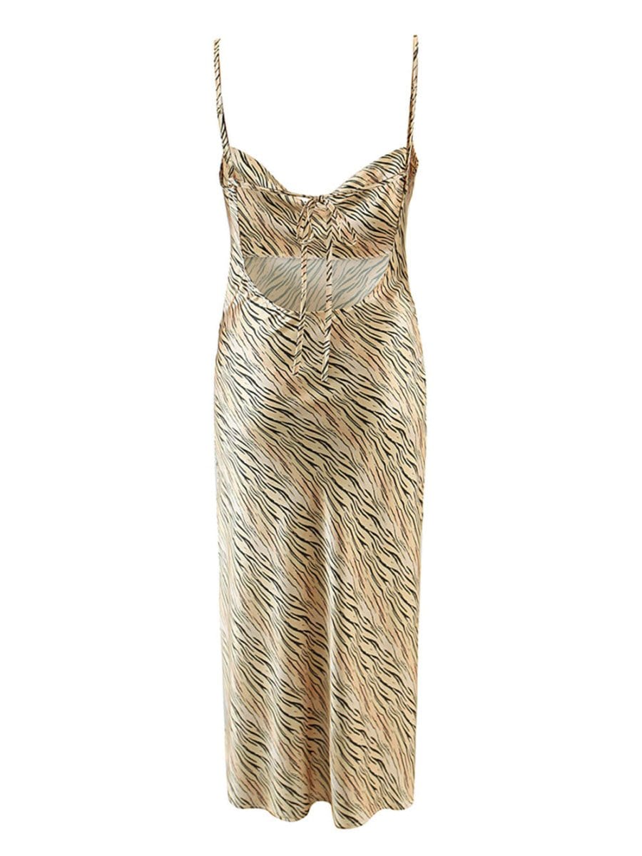 Backless Midi Dress - Fashionpara