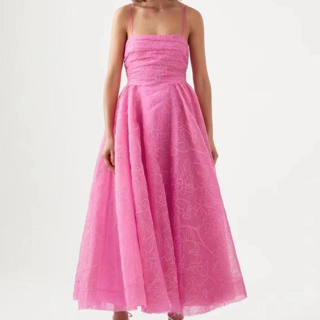 KittenAlarm - Barb Spaghetti Strap A-line Dress