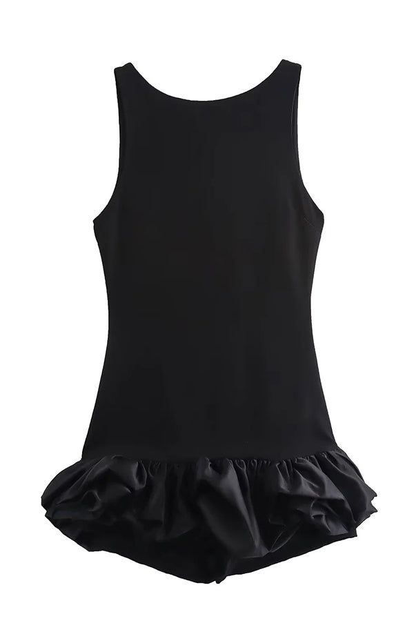 Lace Long Sleeve Halter Neck A-Line Midi Dress - View 4