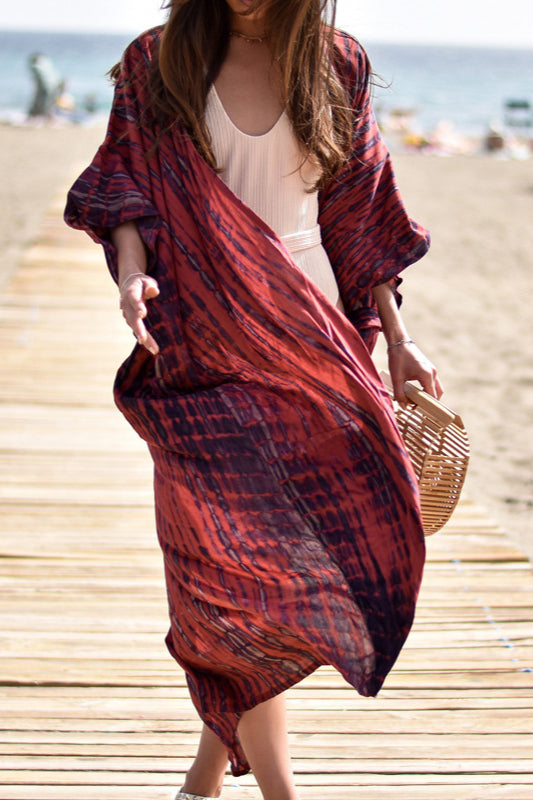 Loose Fit Beach Duster Cover Up