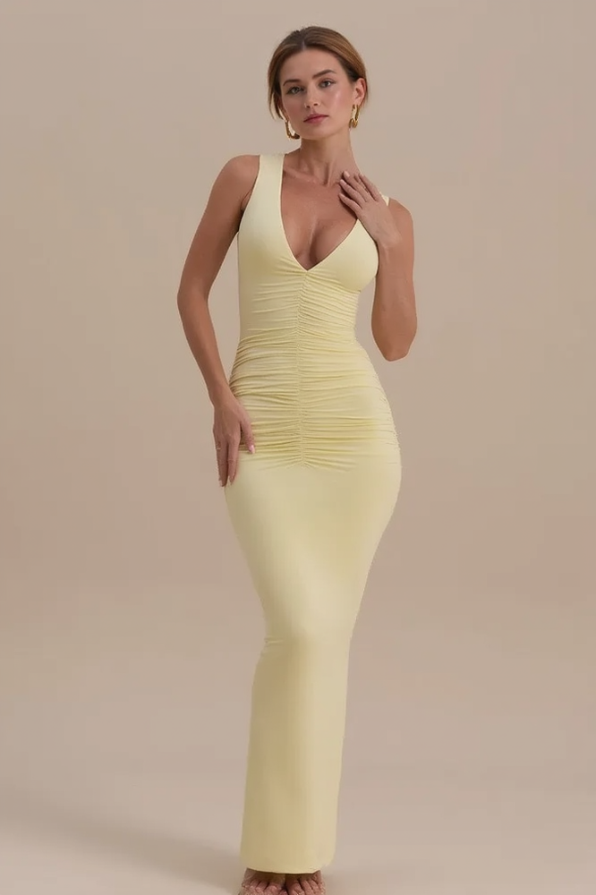 Ruched Bodycon Dress