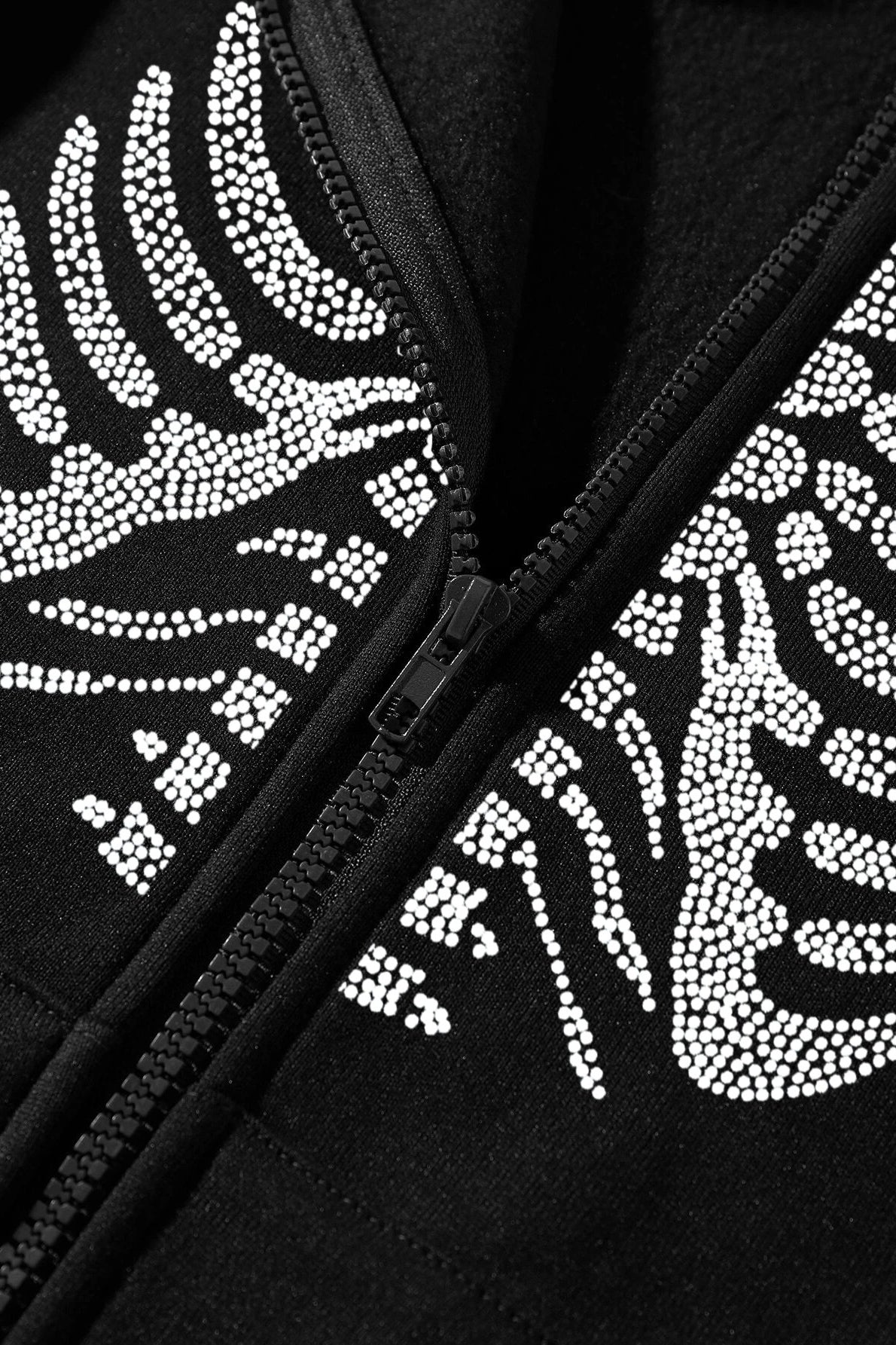Skeleton Graphic Zip Hoodie 3
