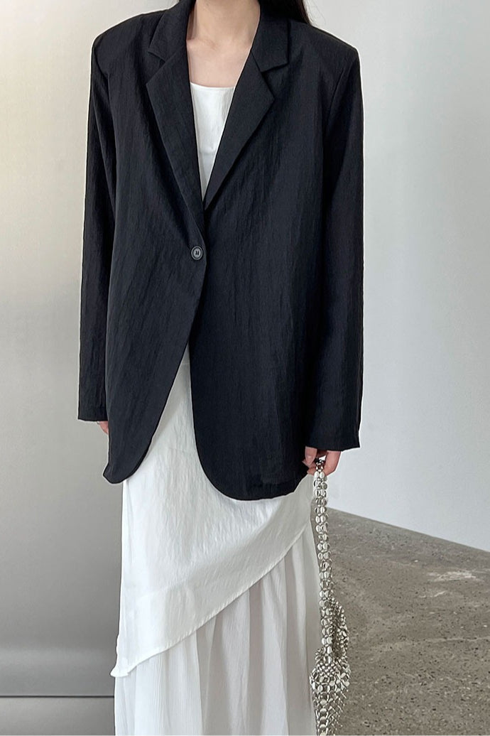 Lightweight Linen-Look Blazer 12