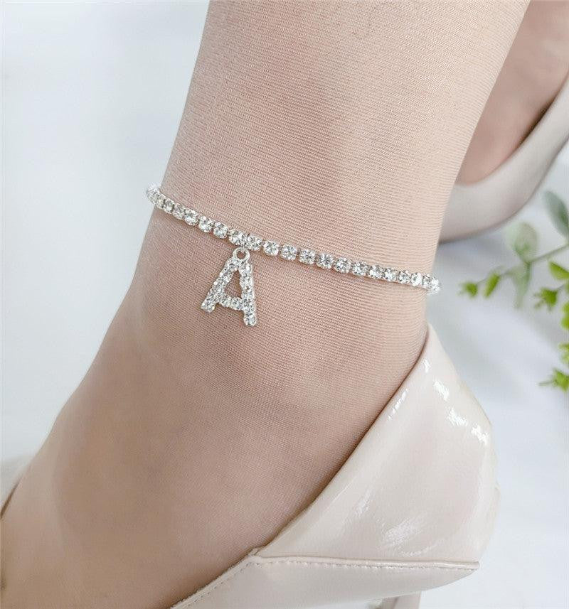 KittenAlarm - Belle Letter Print Anklet