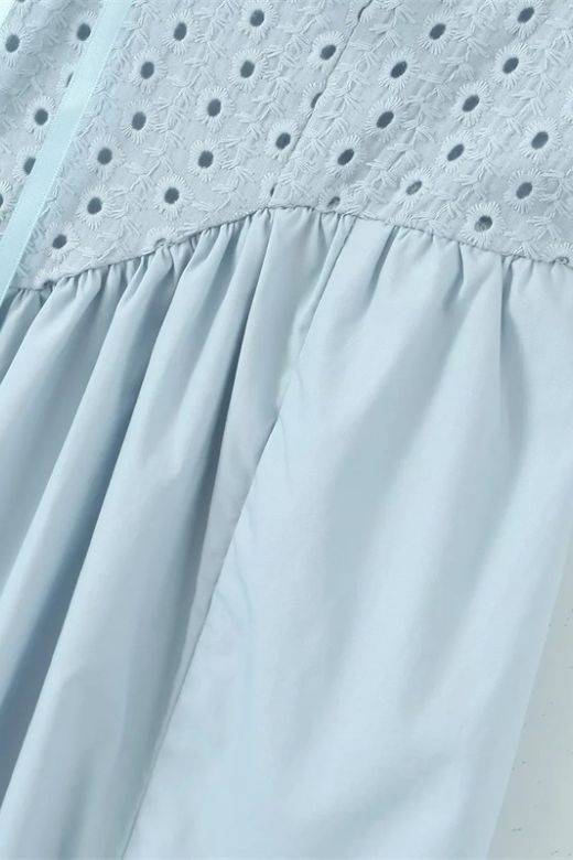 Betty Bodycon Day Midi Dress - Baby Blue - Fashionpara