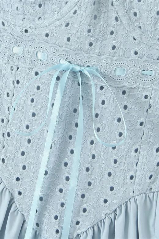 Betty Bodycon Day Midi Dress - Baby Blue - Fashionpara
