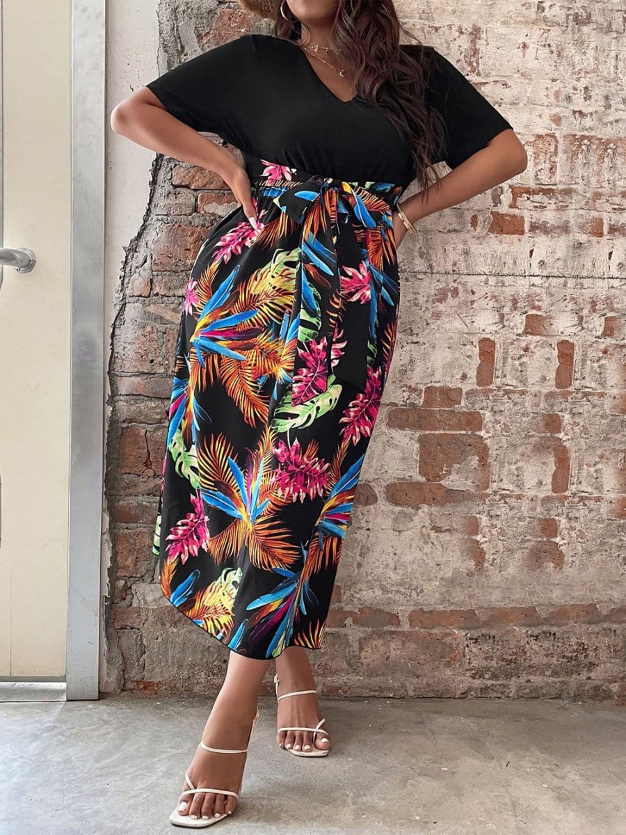 Flower Midi Dress - Fashionpara