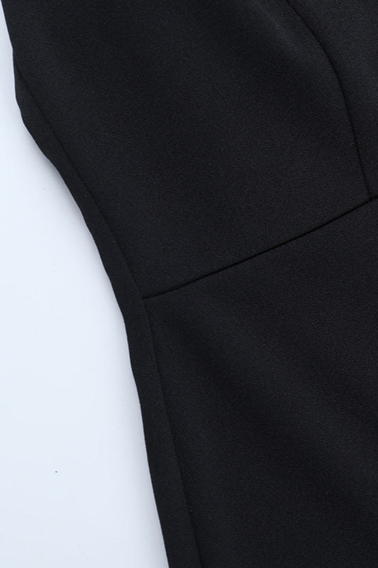 Halter Neck Plunge Bodycon Maxi Dress 10