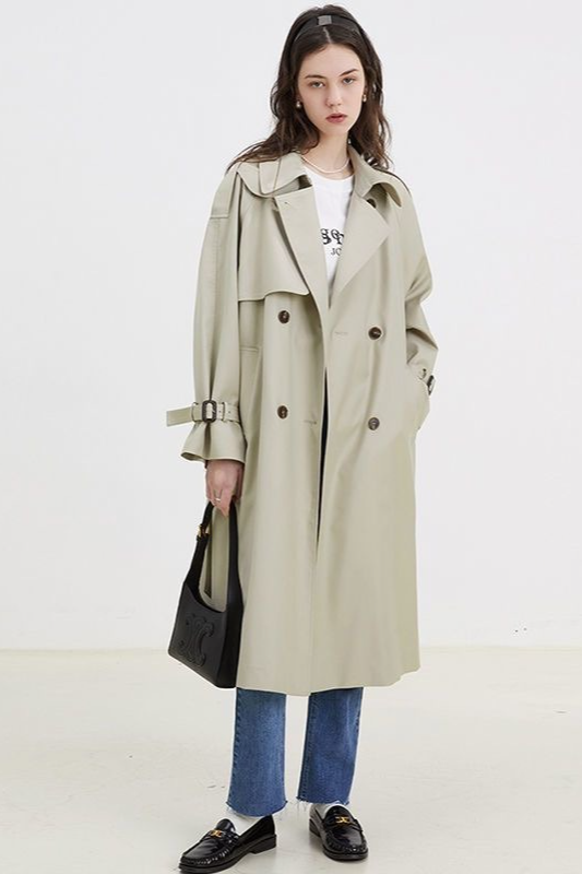 British Mid Length Trendy Elegant Overcoat - Fashionpara